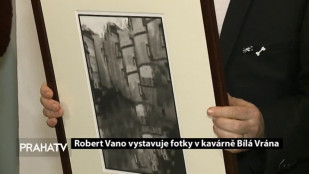 Robert Vano vystavuje fotky v kavárně Bílá Vrána