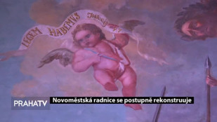 Novoměstská radnice se postupně rekonstruuje