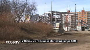 V Bohnicích roste nová startovací rampa BMX