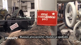 Muzeum pivovarnictví v Kostelci je ojedinělé