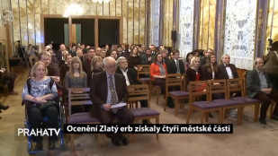 Ocenění Zlatý erb získaly čtyři městské části