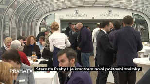 Starosta Prahy 1 je kmotrem nové poštovní známky