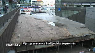 Výstup ze stanice Budějovická se promění