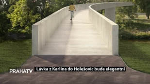 Lávka z Karlína do Holešovic bude elegantní