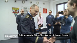 Filip Slovák byl oceněn za záchranu života