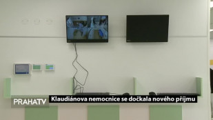 Klaudiánova nemocnice se dočkala nového příjmu