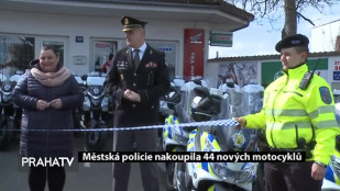 Městská policie nakoupila 44 nových motocyklů