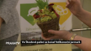 Ve Škodově paláci se konal Velikonoční jarmark