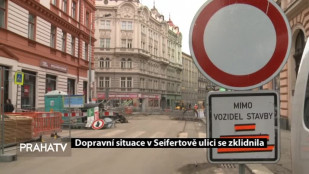 Dopravní situace v Seifertově ulici se zklidnila