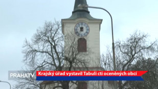 Krajský úřad vystavil Tabuli cti oceněných obcí