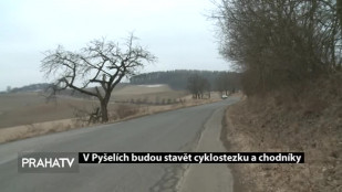 v Pyšelích budou stavět cyklostezku a chodníky