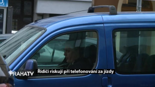 Řidiči riskují při telefonování za jízdy 