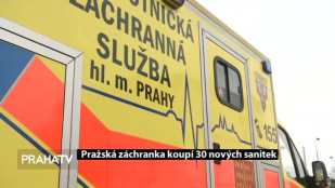 Pražská záchranka koupí 30 nových sanitek