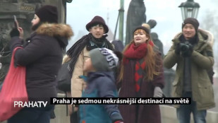Praha je sedmou nejkrásnější destinací na světě