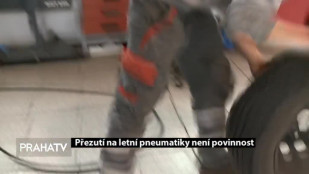 Přezutí na letní pneumatiky není povinnost