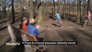 V Praze 8 se konal plavecko-běžecký závod 