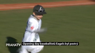 Opening day baseballistů Eagels byl pestrý 