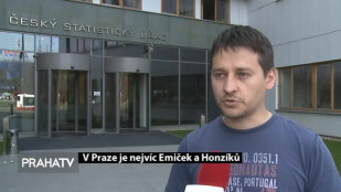 V Praze je nejvíc Emiček a Honzíků