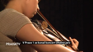 V Praze 1 se konal koncert Uhelné jaro