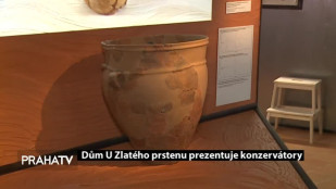 Dům U Zlatého prstenu prezentuje konzervátory