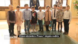 Vítání občánků v Praze 1 dojalo rodiče 