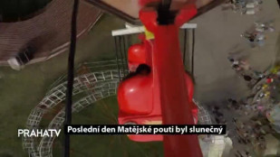 Poslední den Matějské pouti byl slunečný