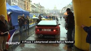 V Praze 1 odstartoval závod Rallye Revival 