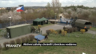 Aktivní zálohy chránily Líšnickou vodárnu