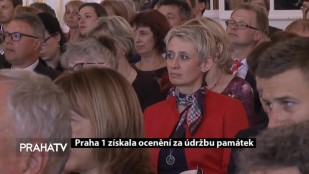 Praha 1 získala ocenění za údržbu památek