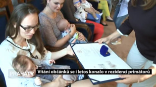 Vítání občánků se i letos konalo v rezidenci primátorů