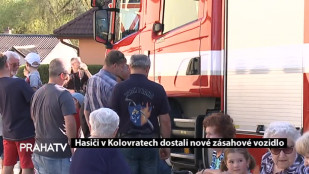 Hasiči v Kolovratech dostali nové zásahové vozidlo