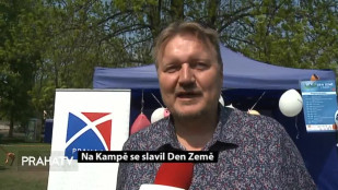 Na Kampě se slavil Den Země