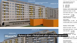 Bytový dům v Roháčově ulici prochází opravou