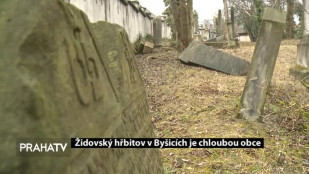 Židovský hřbitov v Byšicích je chloubou obce