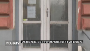 Oddělení Policie ve Vyšehradské ulici bylo zrušeno
