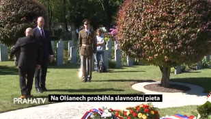 Na Olšanech proběhla slavnostní pieta