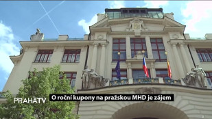 O roční kupony na pražskou MHD je zájem