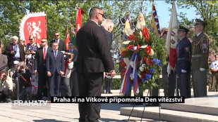 Praha si na Vítkově připomněla Den vítězství