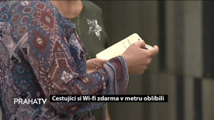 Cestující si Wi-fi zdarma v metru oblíbili 