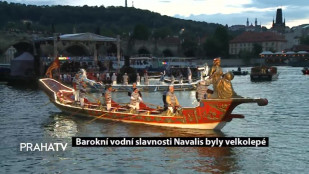 Barokní vodní slavnosti Navalis byly velkolepé