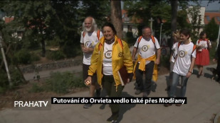 Putování do Orvieta vedlo také přes Modřany