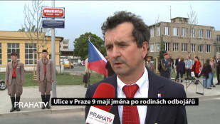 Ulice v Praze 9 mají jména po rodinách odbojářů