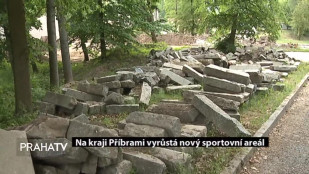Na kraji Příbrami vyrůstá nový sportovní areál