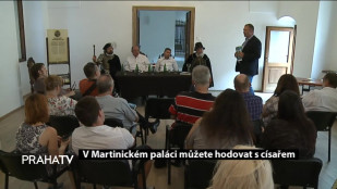 V Martinickém paláci můžete hodovat s císařem