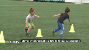 Slavoj Vyšehrad nabírá děti do fotbalové školičky