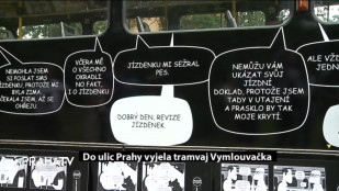 Do ulic Prahy vyjela tramvaj Vymlouvačka