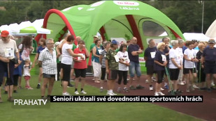 Senioři ukázali své dovednosti na sportovních hrách