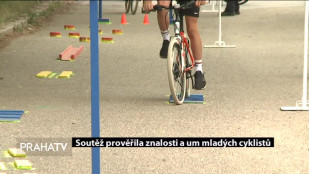 Soutěž prověřila znalosti a um mladých cyklistů 