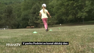 V parku Podviní se konal dětský den