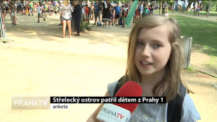 Střelecký ostrov patřil dětem z Prahy 1